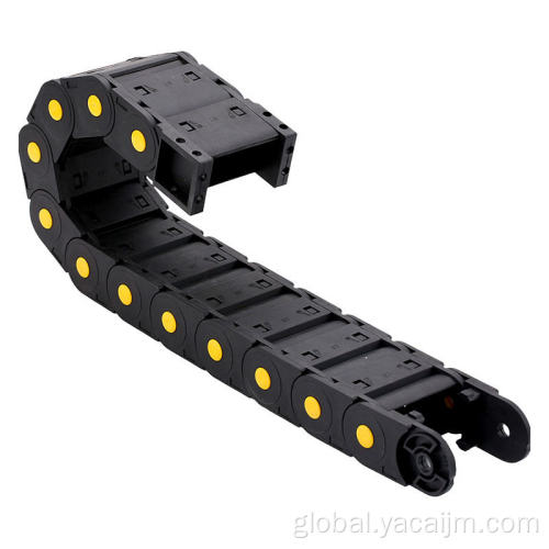 China Plastic Drag Chain Width 35x50, 60, 35x75, 100, 125, 150, 175, 200, 250 Machinery Engineering Chain Cable Carrier Factory
